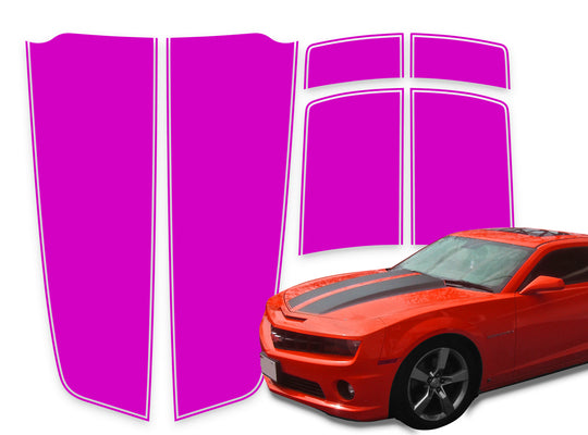 Camaro Racing Stripes Pink Die-Cut 2010-2015