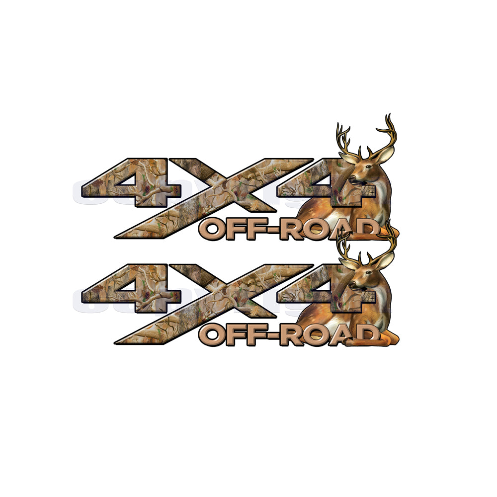 4X4 Offroad Decals Obliteration Camo Big Buck