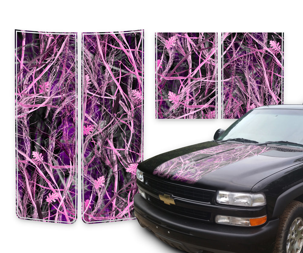 Chevy Silverado Racing Stripes Tallgrass Pink - 1999-2002