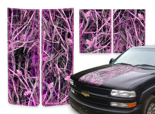 Chevy Tahoe Racing Stripes Tallgrass Pink - Pink Pinstripe 2000-2006