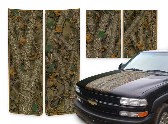 Chevy Tahoe Racing Stripes Forest - Brown Pinstripe 2000-2006