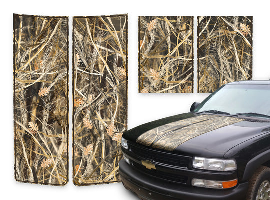 Chevy Tahoe Racing Stripes Tallgrass - Brown Pinstripe 2000-2006