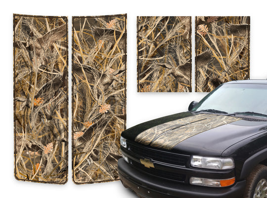 Chevy Tahoe Racing Stripes Tallgrass Duck - Brown Pinstripe 2000-2006