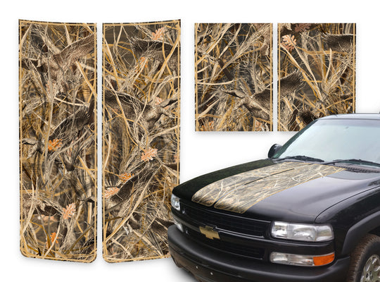 Chevy Tahoe Racing Stripes Tallgrass Duck - Tan Pinstripe 2000-2006