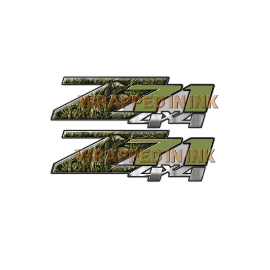 Crappie Camo Z71 4x4 Decals