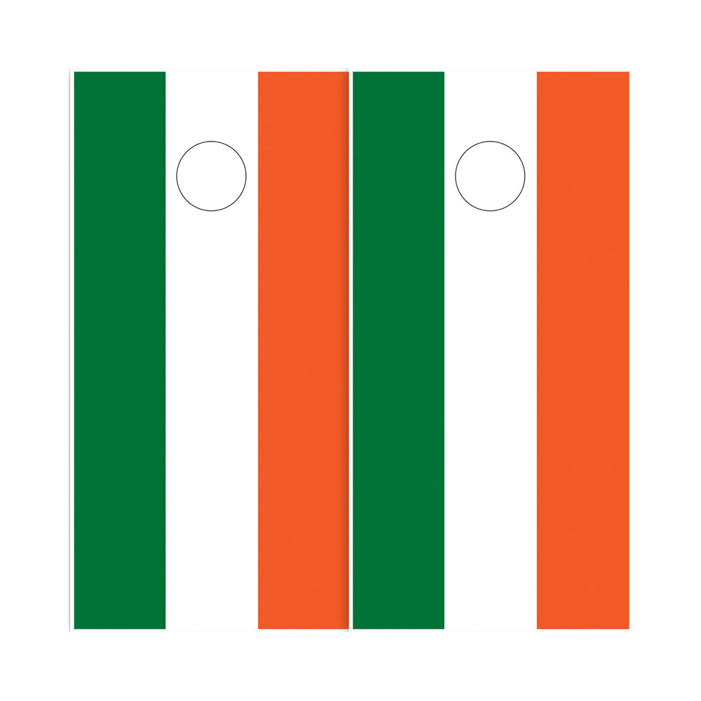 Cornhole Board Wraps - Ireland Flag Irish 2 PACK