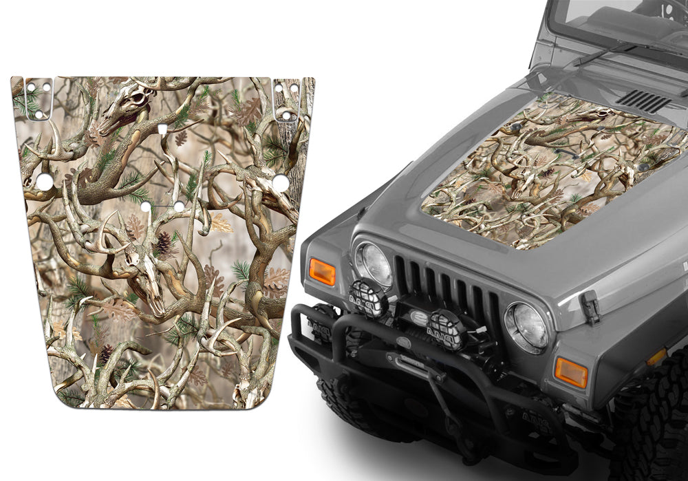 1997-2006 TJ Jeep Wrangler Side Wrap Kit - Buck Camouflage