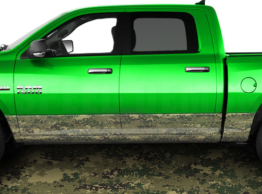 Digital Marine Rocker Panel Wrap Graphic Decal Wrap Truck Kit