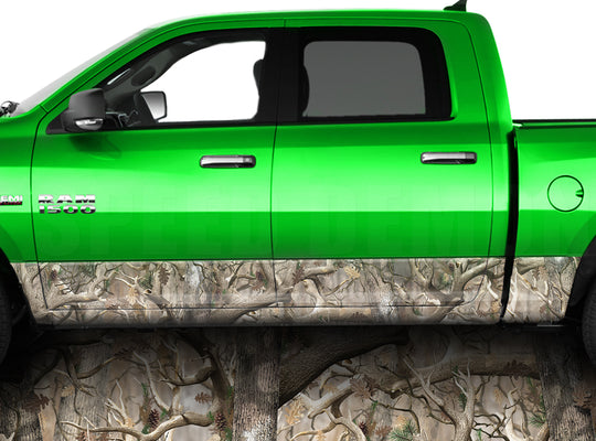 Obliteration Camo Rocker Panel Wrap Graphic Decal Wrap Truck Kit