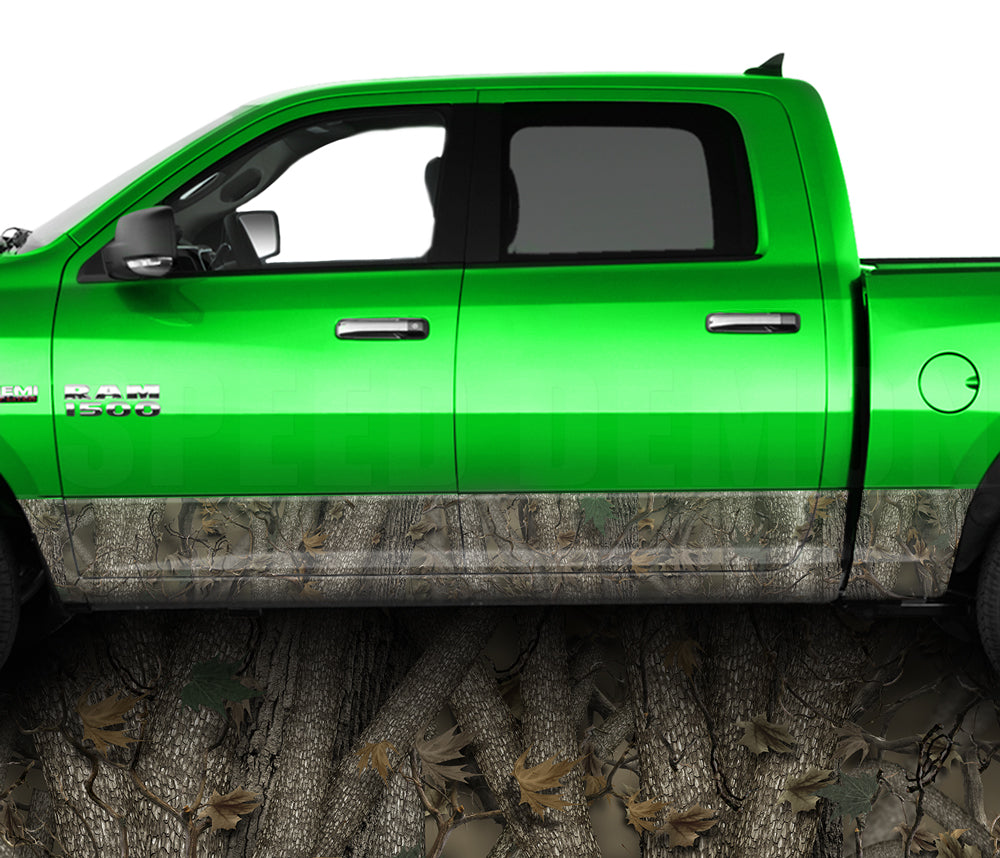 Forest Rocker Panel Wrap Graphic Decal Wrap Truck Kit