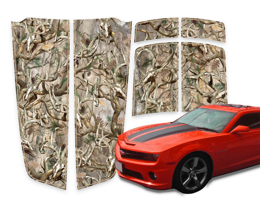 Camaro Racing Stripes Buck Skulls - Beige Pinstripe 2010-2015