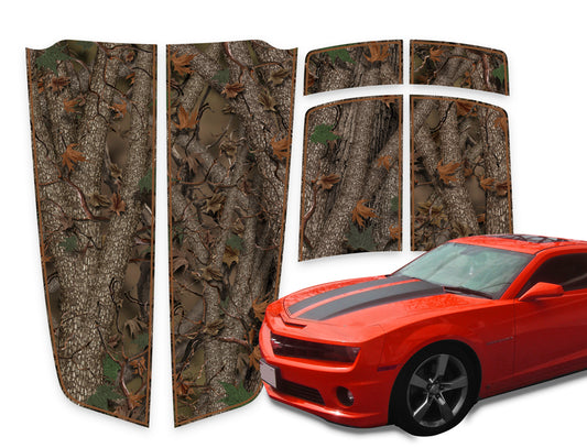 Camaro Racing Stripes Forest - Brown Pinstripe 2010-2015