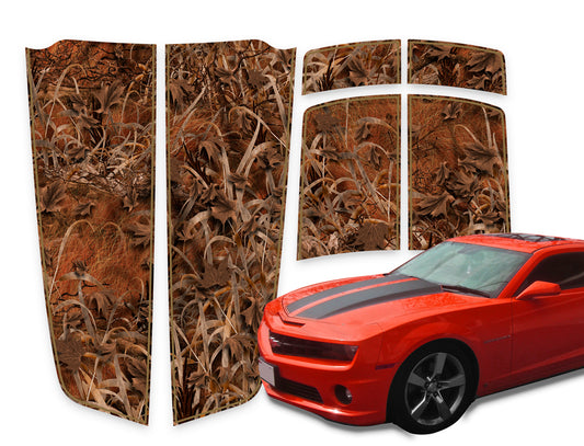 Camaro Racing Stripes Grassland - Brown Pinstripe 2010-2015