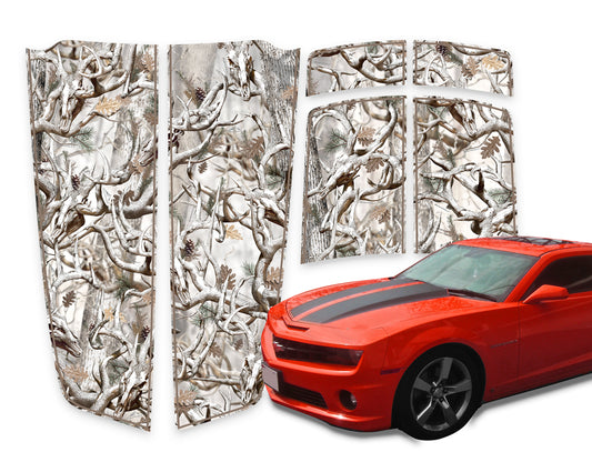 Camaro Racing Stripes Buck Skulls Snow - Tan Pinstripe 2010-2015