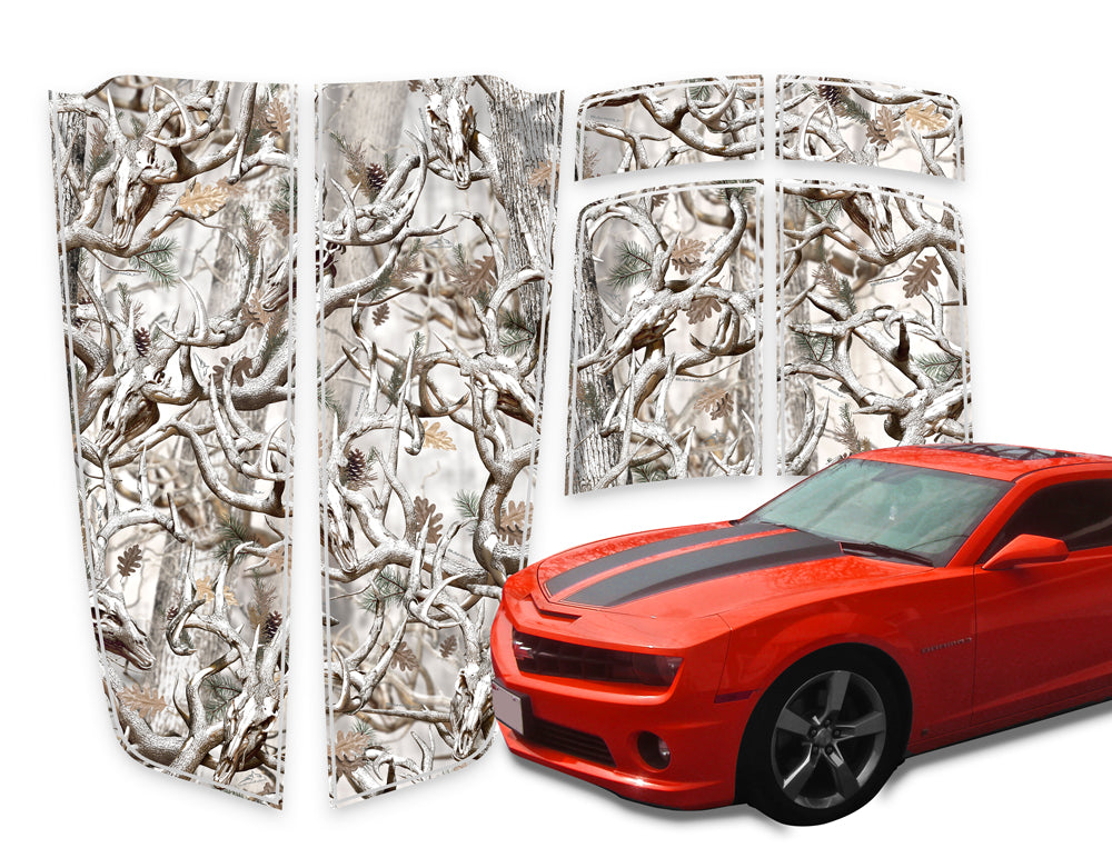 Camaro Racing Stripes Buck Skulls Snow Die-Cut 2010-2015