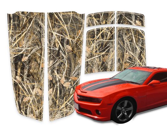 Camaro Racing Stripes Tallgrass - Beige Pinstripe 2010-2015