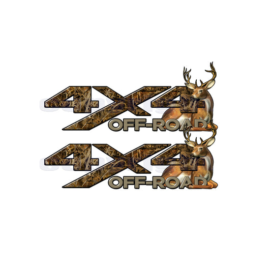 4X4 Offroad Decals Grassland Camo Big Buck