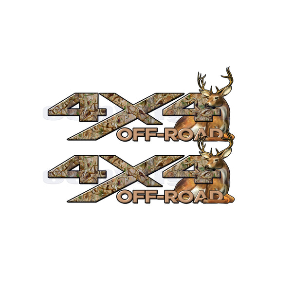 4X4 Offroad Decals Obliteration Camo Buck Big Buck