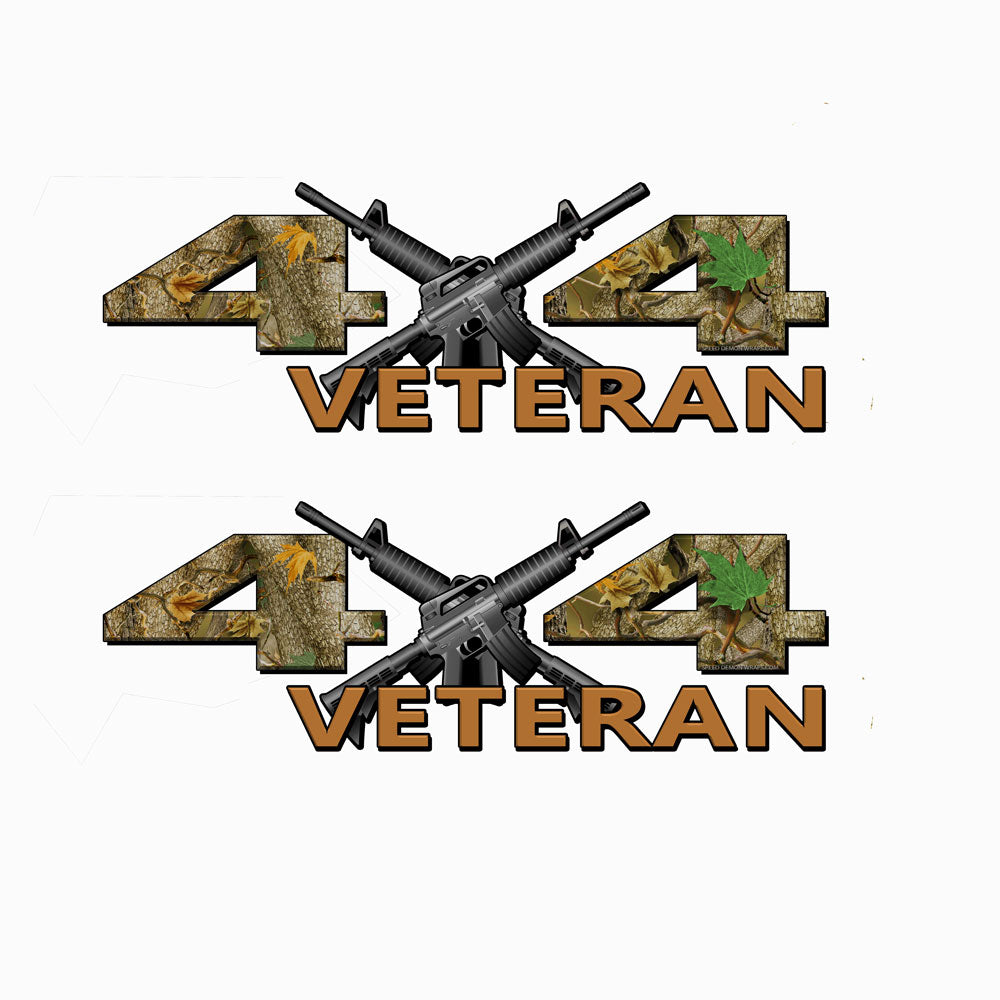 Veteran 4X4 Oak Camo Decals