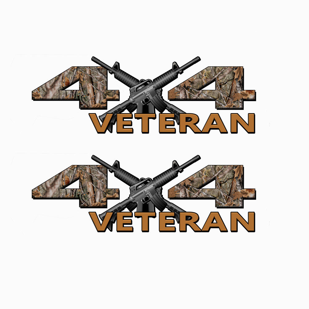 Veteran 4X4 Skull Camo Decals