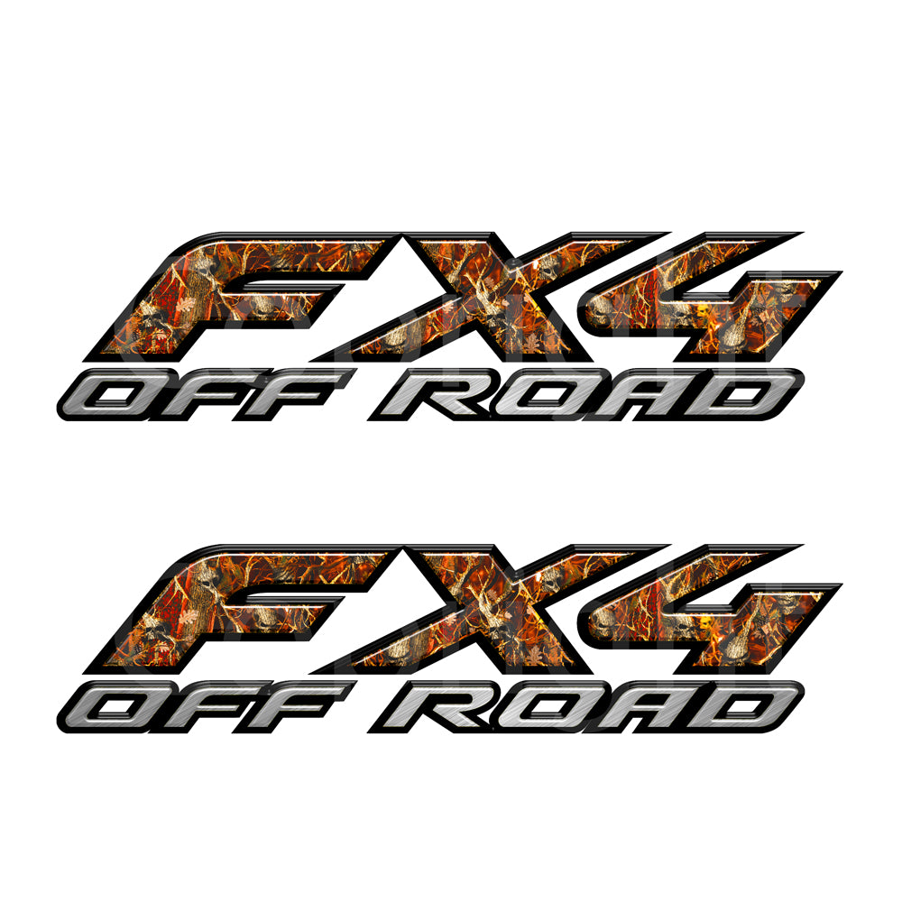 FX4 Decals Skull Blaze Camo