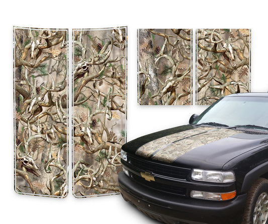 Chevy Silverado Racing Stripes Buck Skulls - 1999-2002