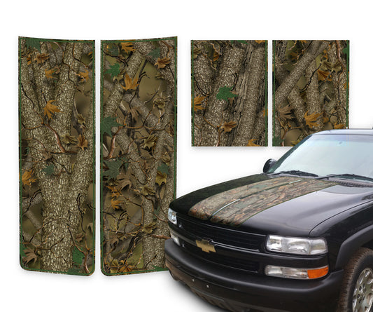 Chevy Tahoe Racing Stripes Forest - Green Pinstripe 2000-2006