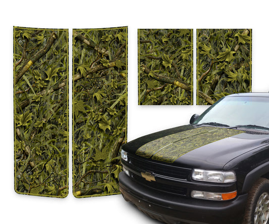 Chevy Tahoe Racing Stripes Marshland - Green Pinstripe 2000-2006