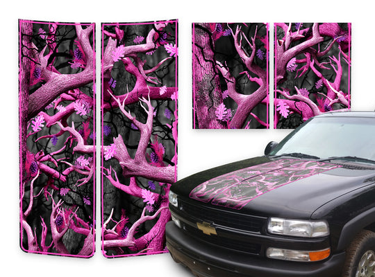 Chevy Tahoe Racing Stripes Obliteration Pink - Pink Pinstripe 2000-2006