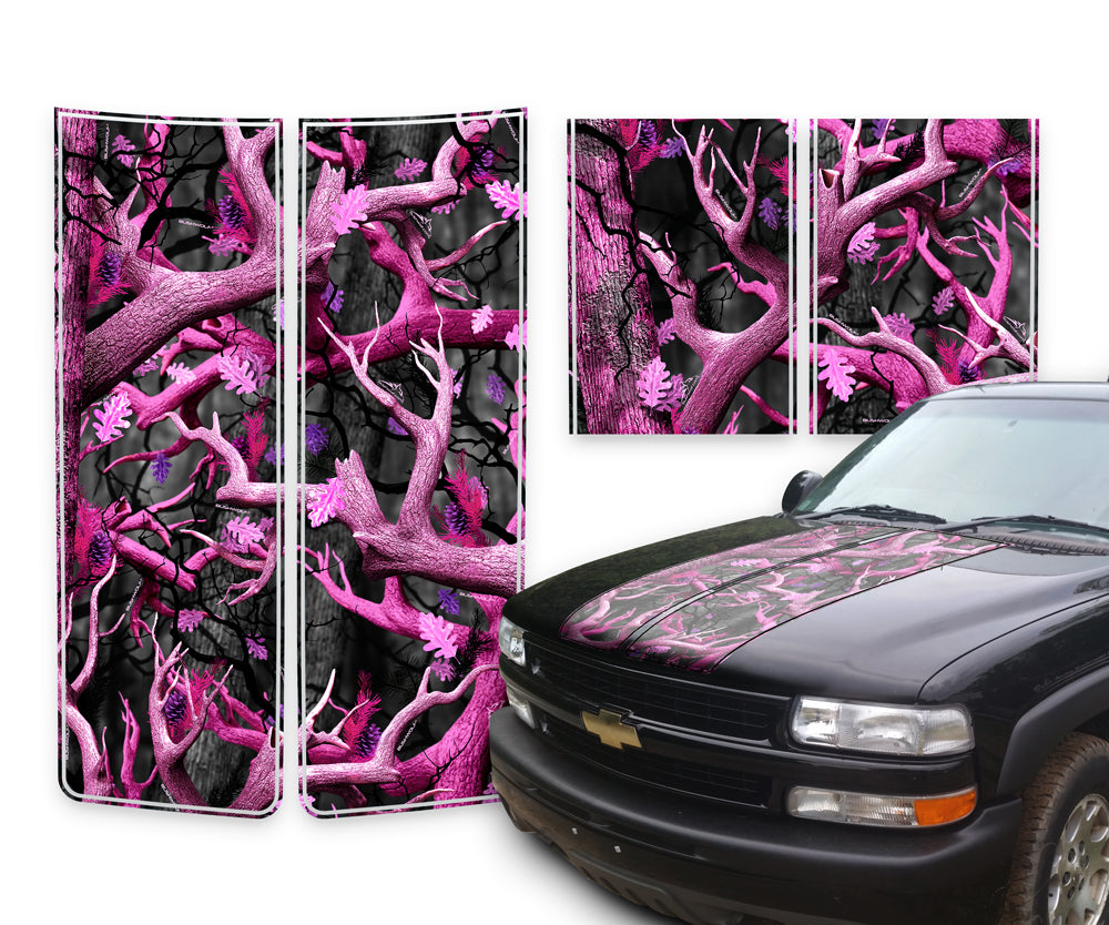 Chevy Tahoe Racing Stripes Obliteration Pink - 2000-2006