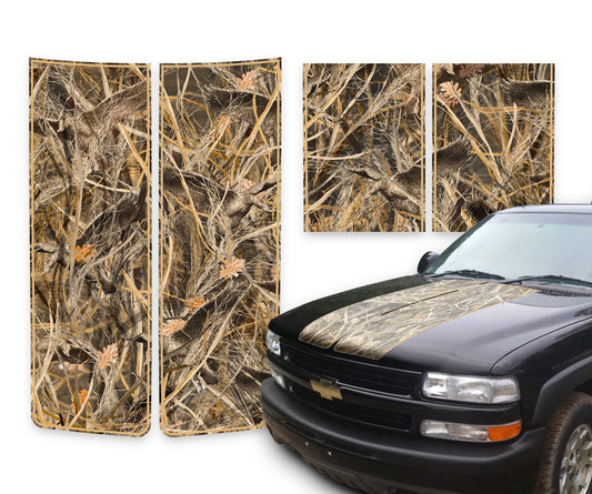 Chevy Tahoe Racing Stripes Tallgrass Duck - Tan Pinstripe 2000-2006