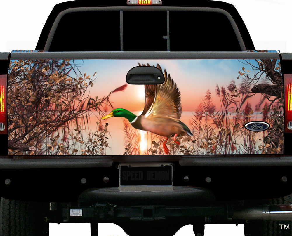 Tailgate Wrap Duck Pond Mallard Lake Camo Truck Vinyl Graphics Wrap