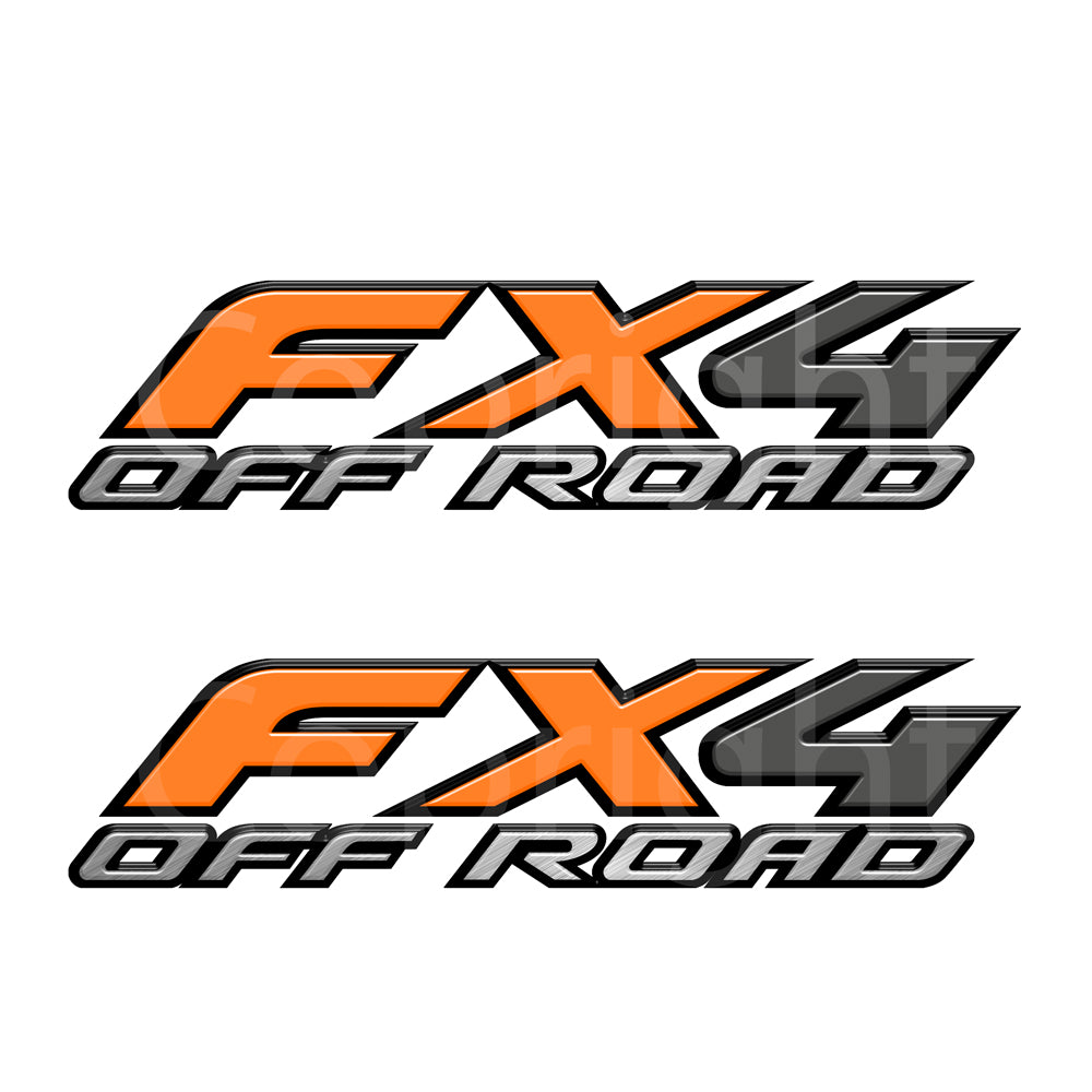 FX4 Decals Orange