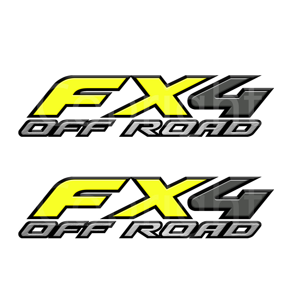 FX4 Decal Yellow