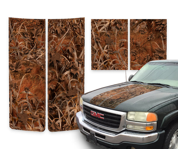 GMC Sierra Racing Stripes Grassland - Brown Pinstripe 2000-2006