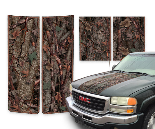 GMC Sierra Racing Stripes Oak Ambush - Brown Pinstripe 2000-2006