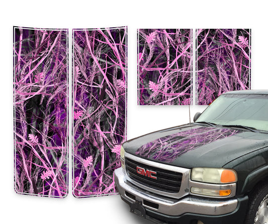 GMC Sierra Racing Stripes Tallgrass Pink - 2000-2006