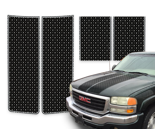 GMC Sierra Racing Stripes Black Skulls - 2000-2006