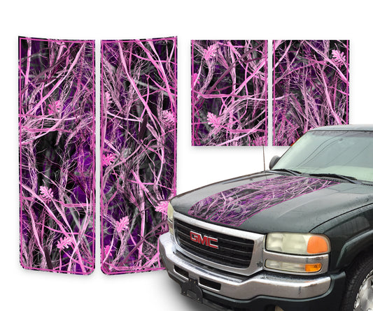 GMC Yukon Racing Stripes Tallgrass Pink - Pink Pinstripe 2000-2006