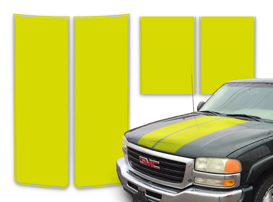 GMC Yukon Racing Stripes Yellow - 2000-2006