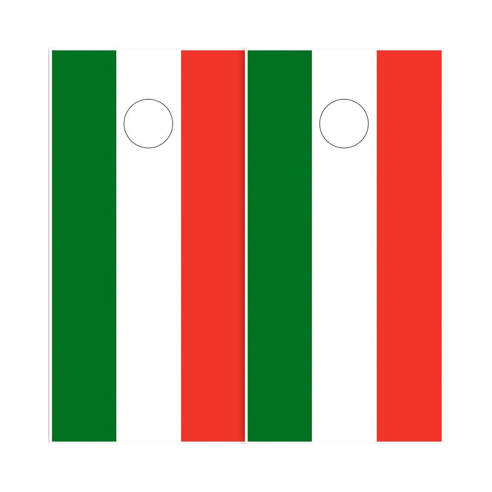 Cornhole Board Wraps - Italian Flag Italy 2 PACK