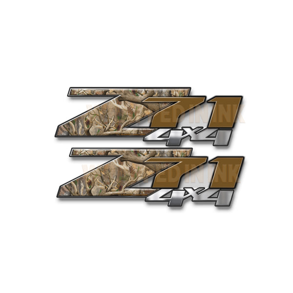 Z71 4x4 Decals Obliteration Camo