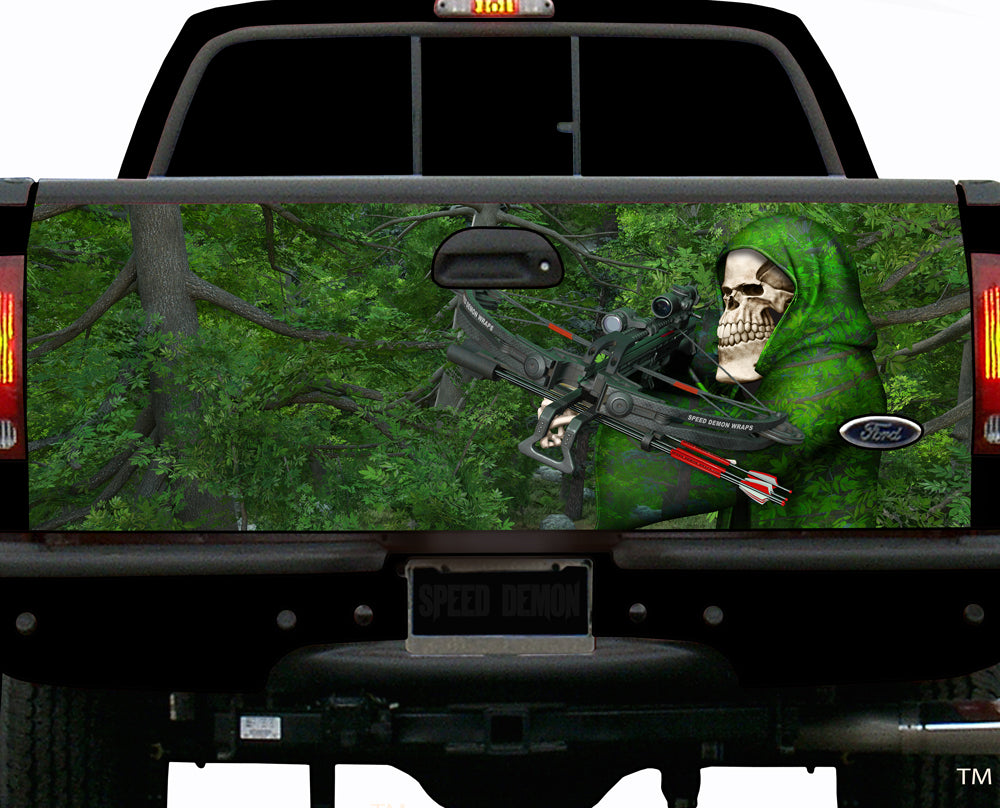 Tailgate Wrap True Forest Bow Reaper Skull Truck Vinyl Graphics Wrap