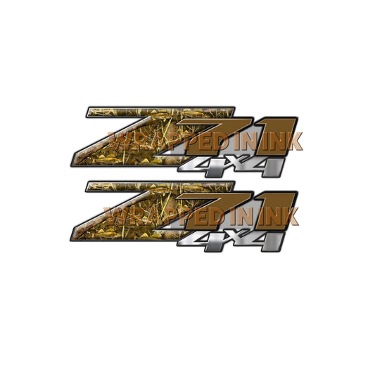 Z71 4x4 Decals Walleye Camo